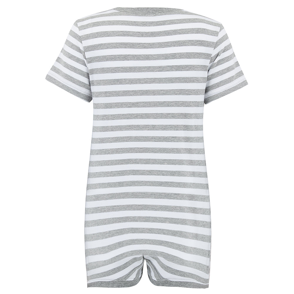 KayCey_Adaptive_clothing_for_older_children_with_special_needs_Short_Sleeve_Grey_White_Stripe_Back