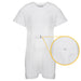 KayCey_Adaptive_clothing_for_older_children_with_special_needs_Short_Sleeve_with_Tube_Access_White_Front