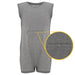 KayCey_Adaptive_clothing_for_older_children_with_special_needs_Sleeveless_with_Tube_Access_Grey_Front