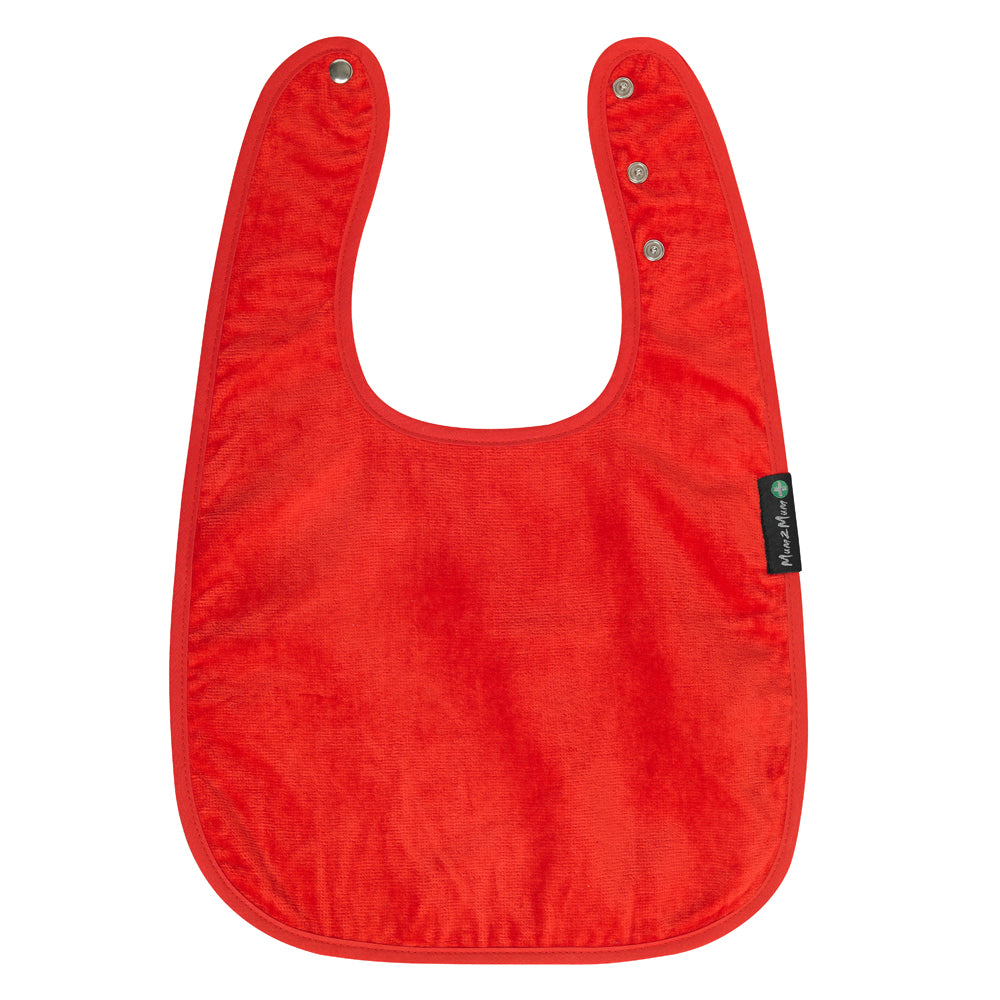 Mum2Mum_Back_Opening_Feeding_Apron_Red_Front_Special_Needs_Children