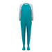 Seenin_zip_back_footed_sleepsuit_with_closed_feet_teal_pajamas_for_boys_with_special_needs_front