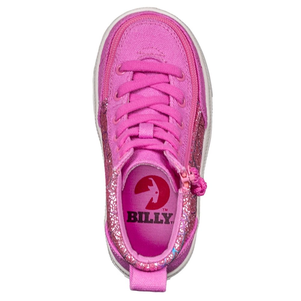 billy_footwear_pink_glitter_high_top_canvas_shoes_for_toddlers_and_kids_with_lace_up_effect