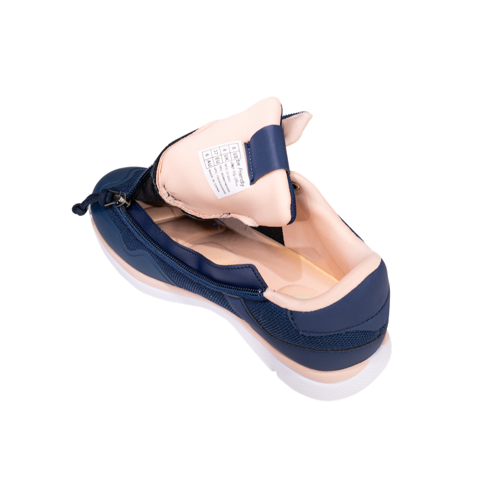 Friendly Shoes Voyage (Womens) - Navy Peach